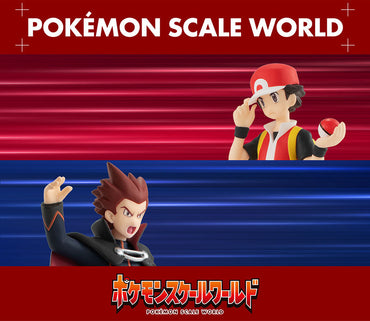 Pokemon Scale World Kanto Region Red and Snorlax Figure Set