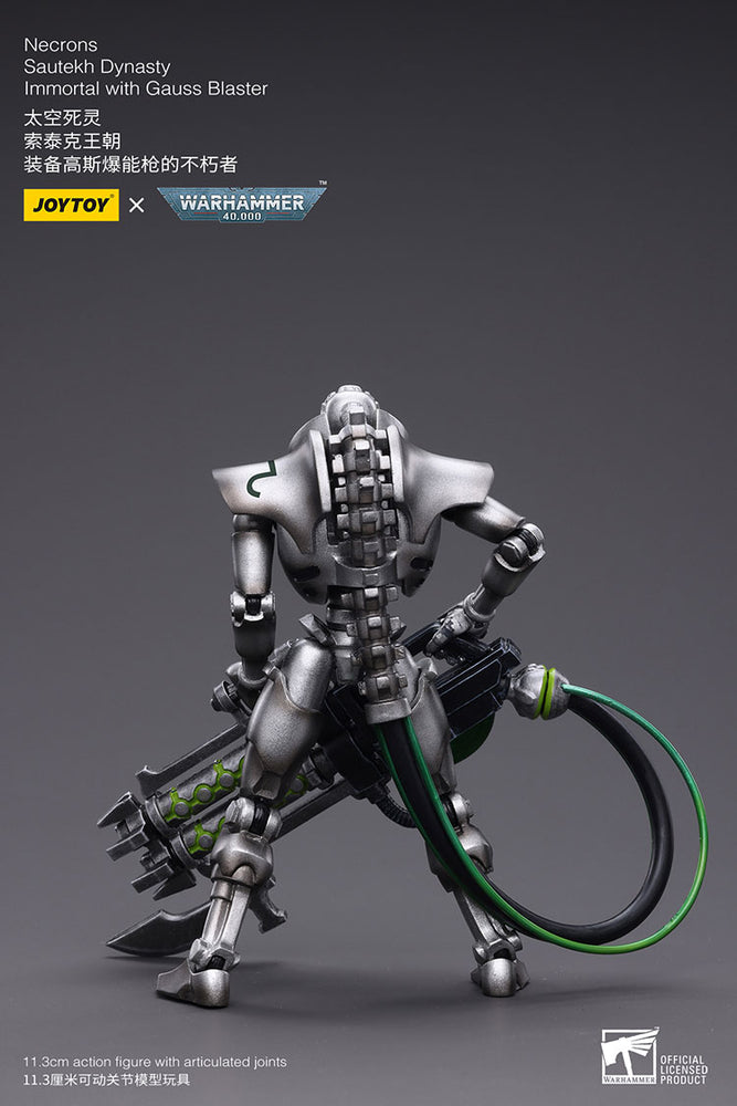 JoyToy - Warhammer 40000 -  Necrons Sautekh Dynasty Immortal with Gauss Blaster