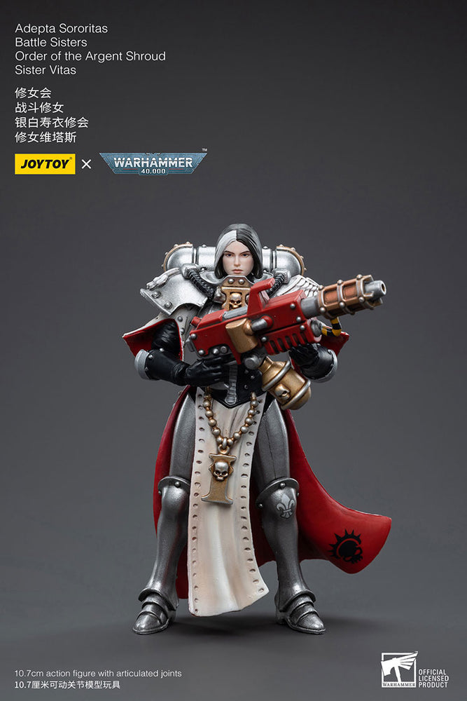 JoyToy - Warhammer 40000 - Adepta Sororitas Battle Sisters Order of the Argent Shroud Sister Vitas