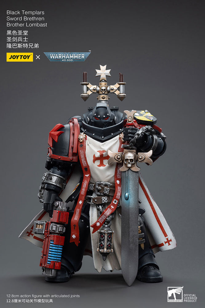 JoyToy - Warhammer 40000 - Black Templars Sword Brethren Brother Lombast