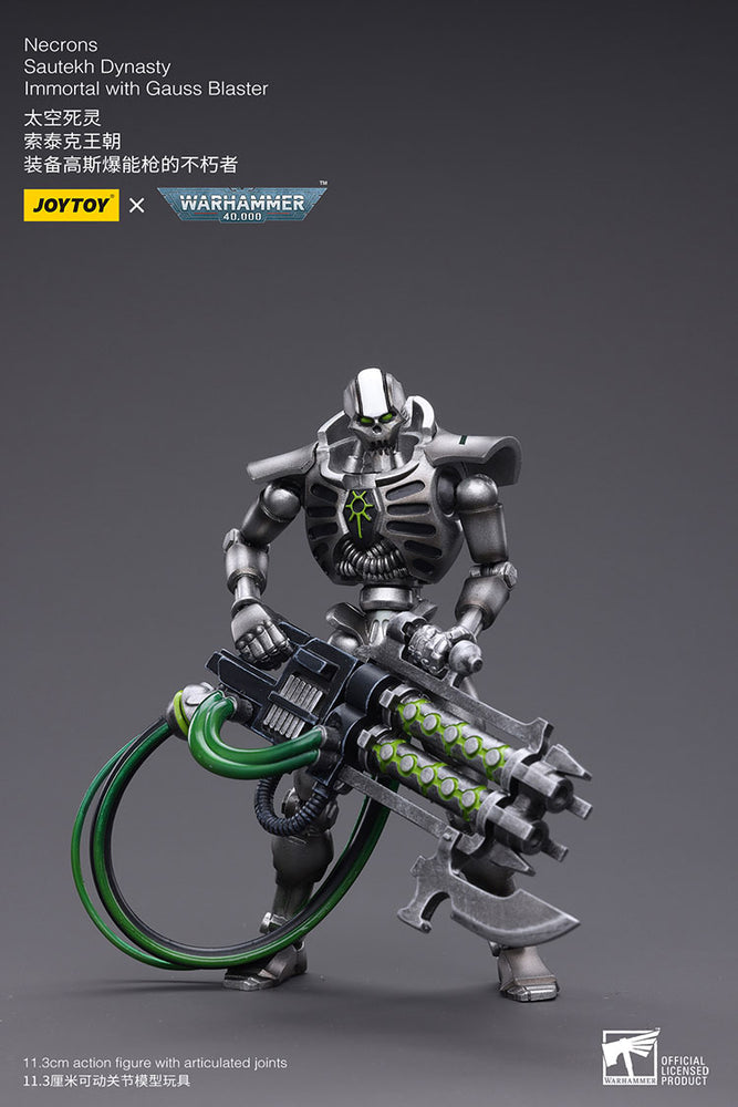 JoyToy - Warhammer 40000 -  Necrons Sautekh Dynasty Immortal with Gauss Blaster