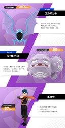 Pokemon Scale World Kanto Region Koga, Golbat and Weezing Figure Set