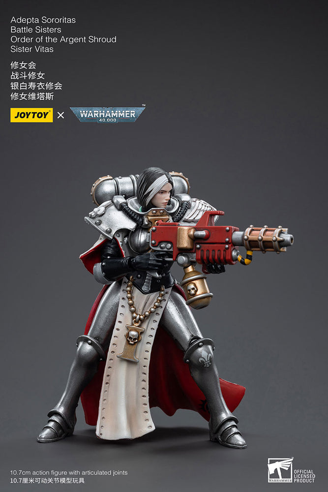 JoyToy - Warhammer 40000 - Adepta Sororitas Battle Sisters Order of the Argent Shroud Sister Vitas