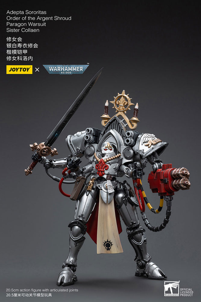 JoyToy - Warhammer 40000 - Adepta Sororitas Order of the Argent Shroud Paragon Warsuit Sister Collaen