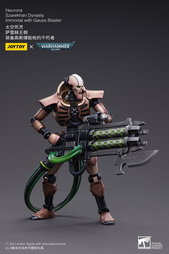 JoyToy - Warhammer 40000 - Necrons Szarekhan Dynasty lmmortal with Gauss Blaster