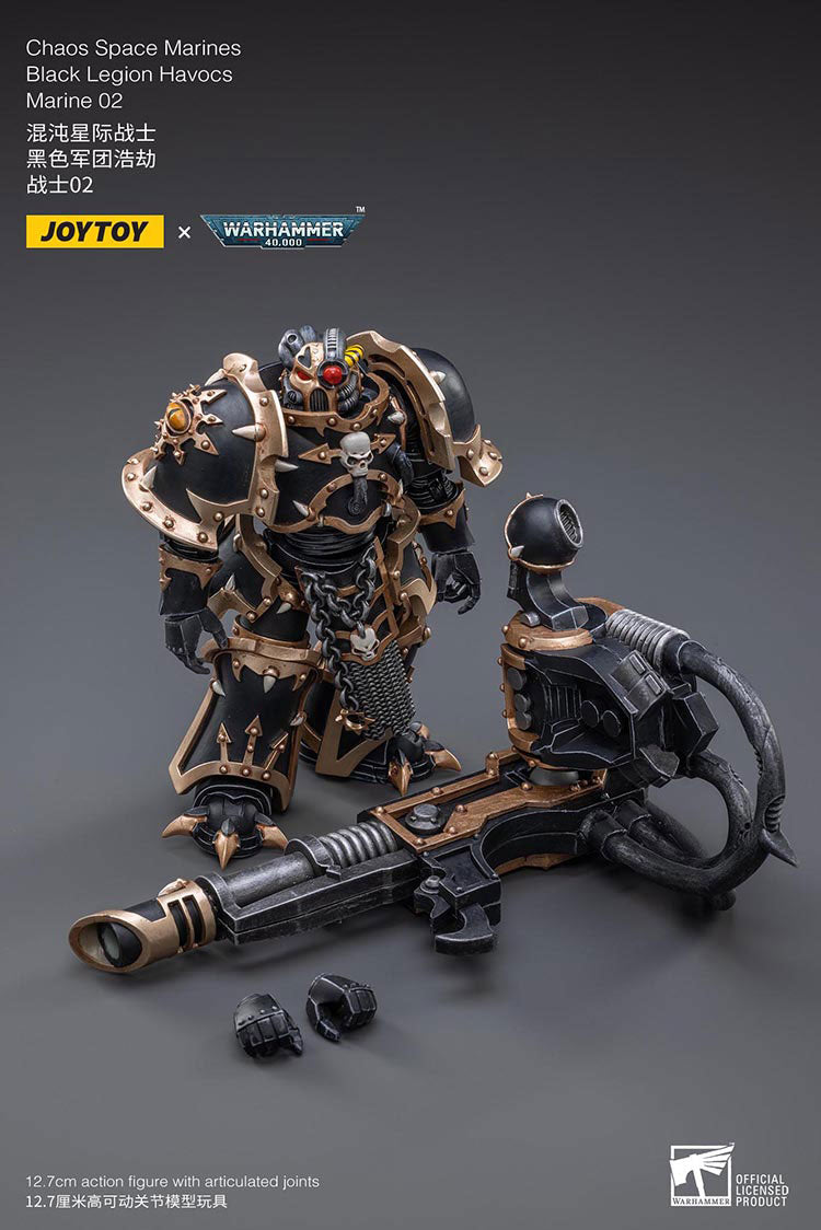 JoyToy - Warhammer 40000 - Chaos Space Marines Black Legion Havocs Marine 02