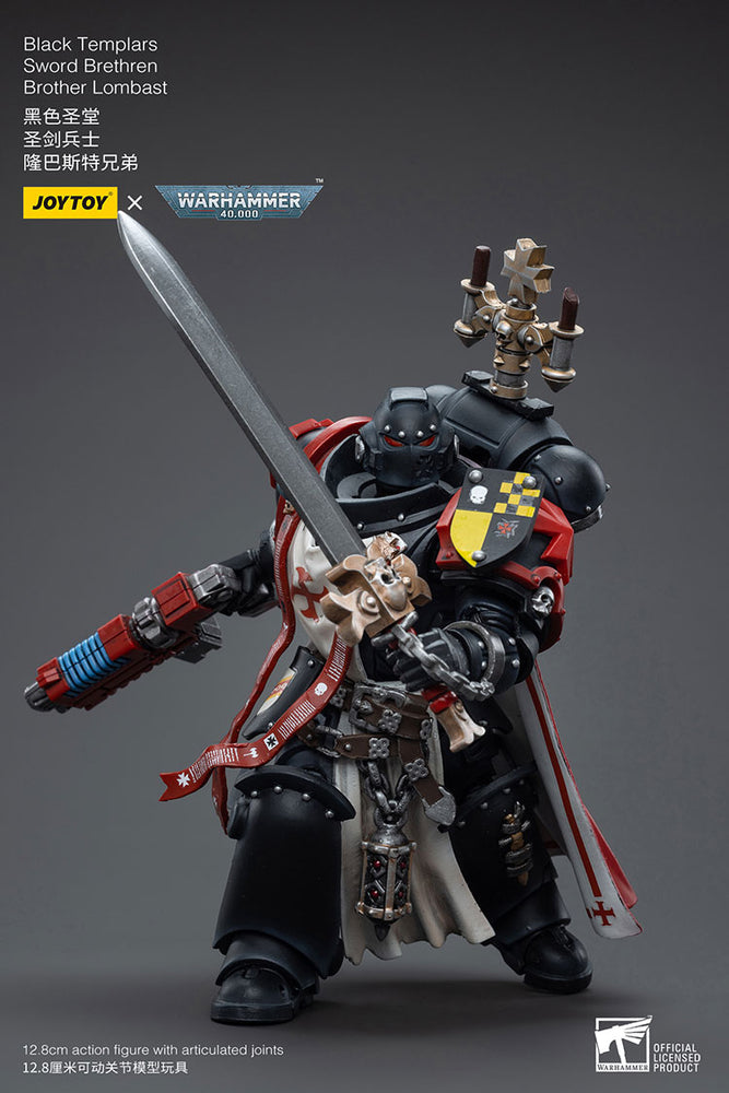 JoyToy - Warhammer 40000 - Black Templars Sword Brethren Brother Lombast