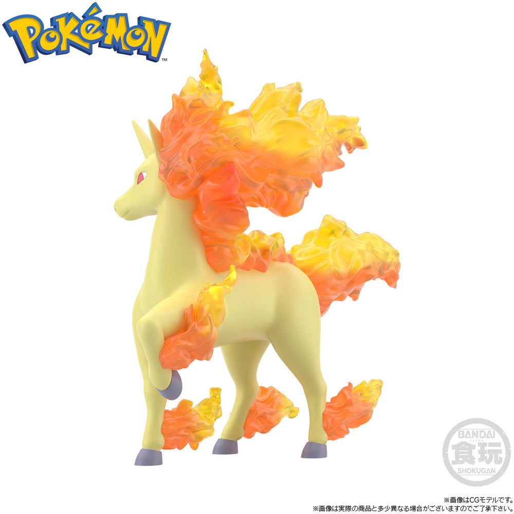 Pokemon Scale World Kanto Region Blaine, Rapidash, & Magmar Figure Set