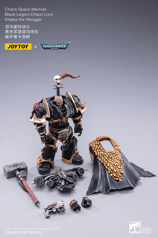 JoyToy - Warhammer 40000 - Chaos Space Marines Black Legion Chaos Lord Khalos the Ravager