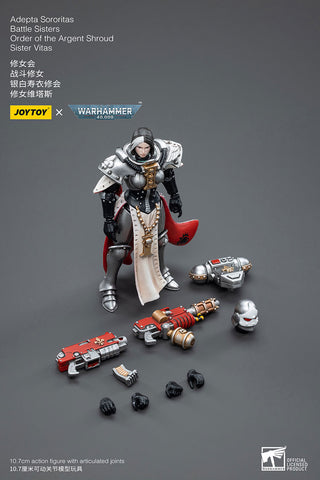 JoyToy - Warhammer 40000 - Adepta Sororitas Battle Sisters Order of the Argent Shroud Sister Vitas