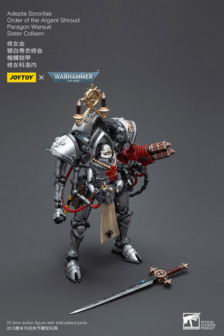 JoyToy - Warhammer 40000 - Adepta Sororitas Order of the Argent Shroud Paragon Warsuit Sister Collaen