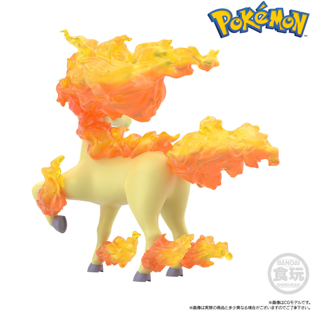 Pokemon Scale World Kanto Region Blaine, Rapidash, & Magmar Figure Set