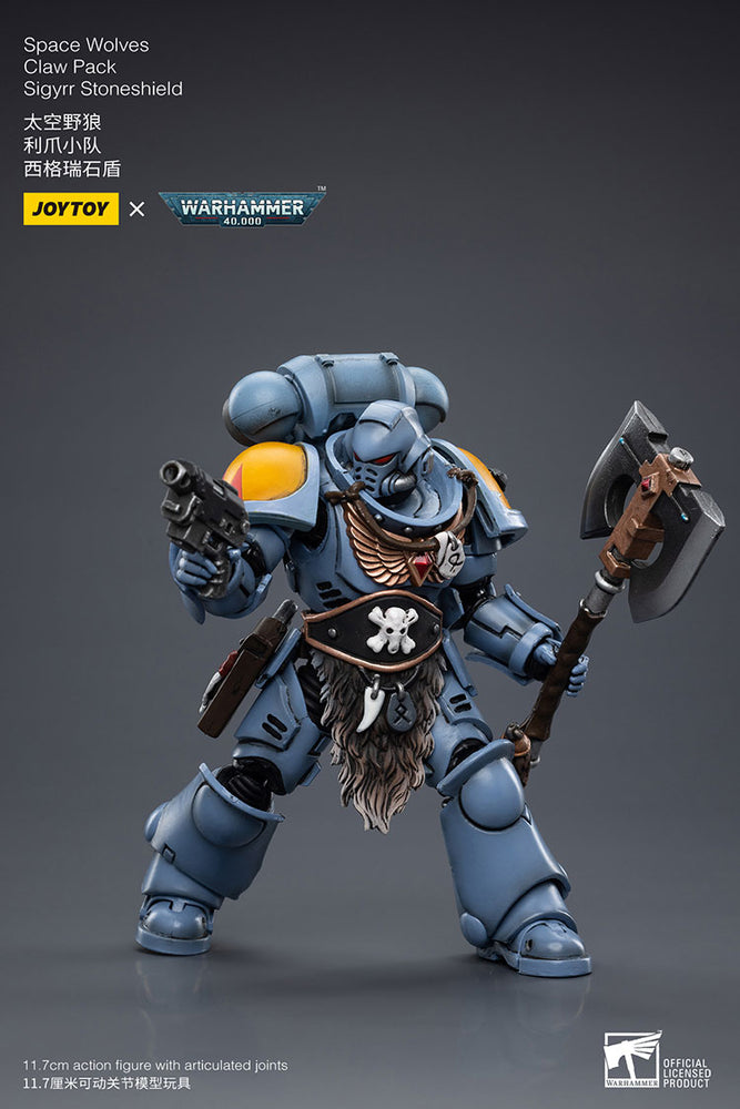 JoyToy - Warhammer 40000 - Space Wolves Claw Pack Sigyrr Stoneshield