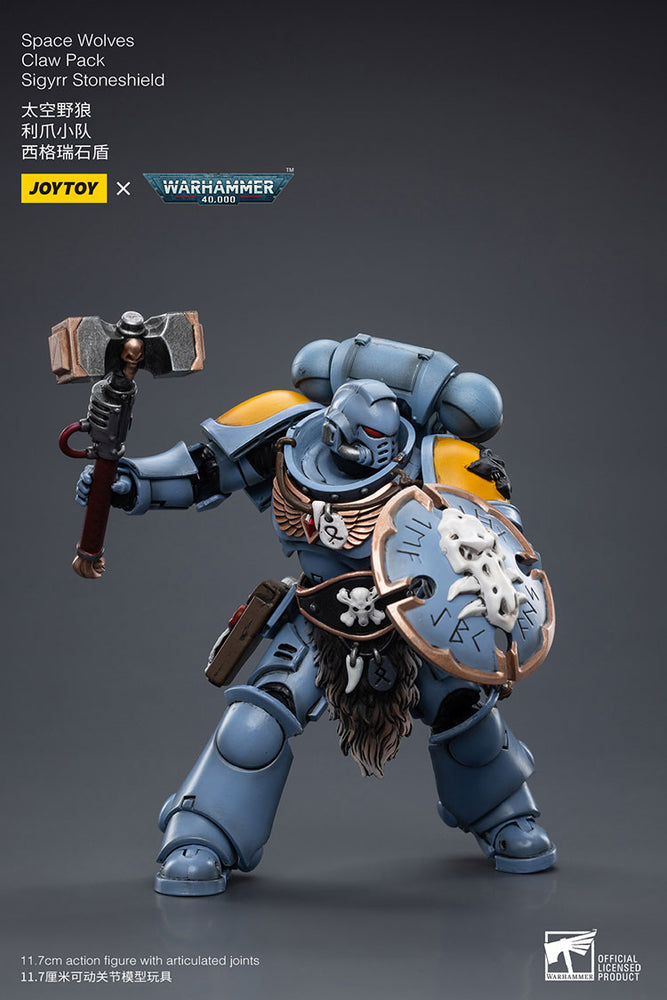 JoyToy - Warhammer 40000 - Space Wolves Claw Pack Sigyrr Stoneshield