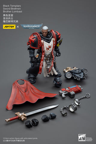 JoyToy - Warhammer 40000 - Black Templars Sword Brethren Brother Lombast