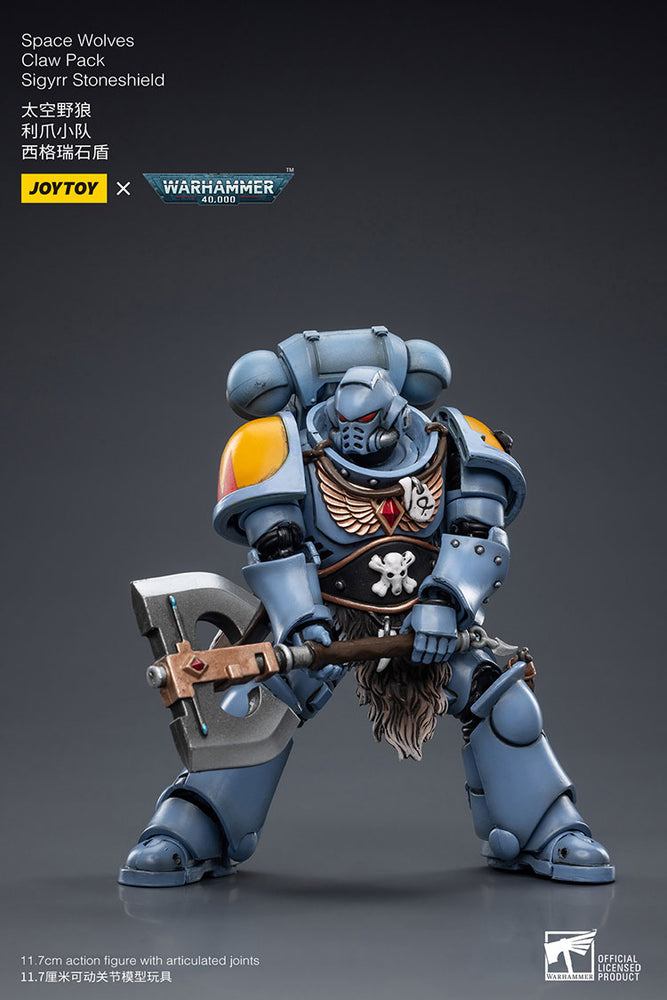 JoyToy - Warhammer 40000 - Space Wolves Claw Pack Sigyrr Stoneshield