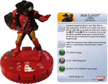 Iron Slayer (1890s) #054 Chase Rare Invincible Iron Man Booster Set Marvel Heroclix