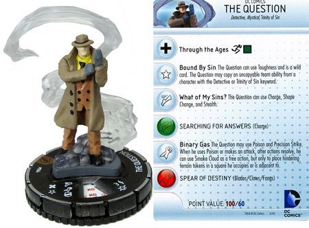 The Question #064 Chase Rare The Flash Booster Set DC HeroClix