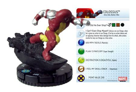 Colossus #029 Fear Itself Marvel Heroclix