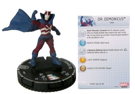 Dr. Demonicus #047 Nick Fury Agent of S.H.I.E.L.D. Marvel Heroclix