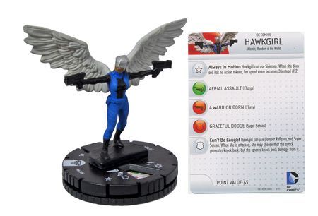 Hawkgirl #6-004 Superman and Wonder Woman Fast Forces DC Heroclix