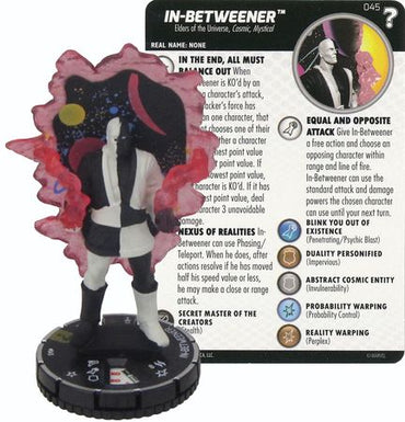 In-Betweener #045 15th Anniversary What if? Marvel Heroclix (NO CARD)