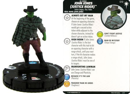 John Jones (Justice Rider) #013 15th Anniversary Elseworlds DC Heroclix