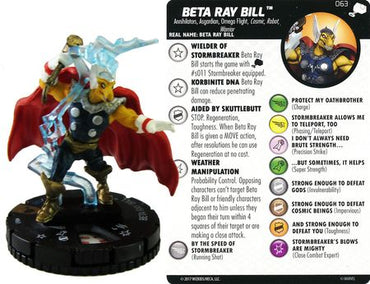 Beta Ray Bill #063 Chase Rare The Mighty Thor Marvel Heroclix