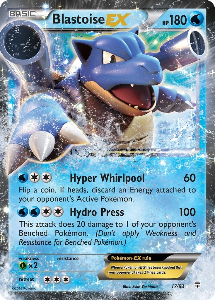 Blastoise EX (17/83) (GEN)