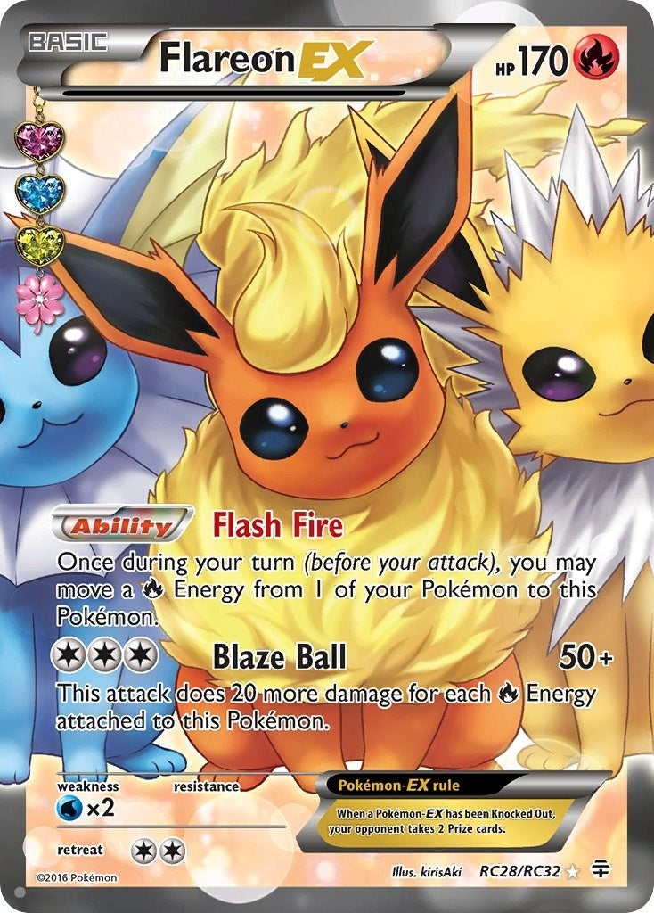 Flareon EX (Full Art) (RC28/RC32) (GEN)
