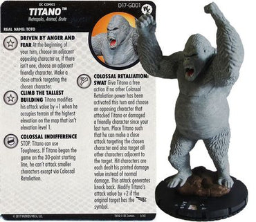 Titano Prime #D17-G001 Colossal Wizkids Promo DC Heroclix