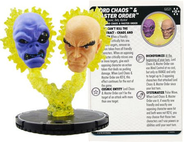 Lord Chaos & Master Order #G021 Avengers Infinity Marvel Heroclix