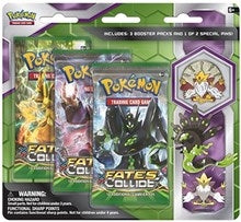 Image for Fates Collide Three Pack Pin Blisters [Mega Alakazam] - Pokemon