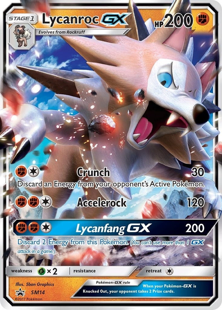 Image for Lycanroc GX - SM14 (SM14) (SMP) - Pokemon