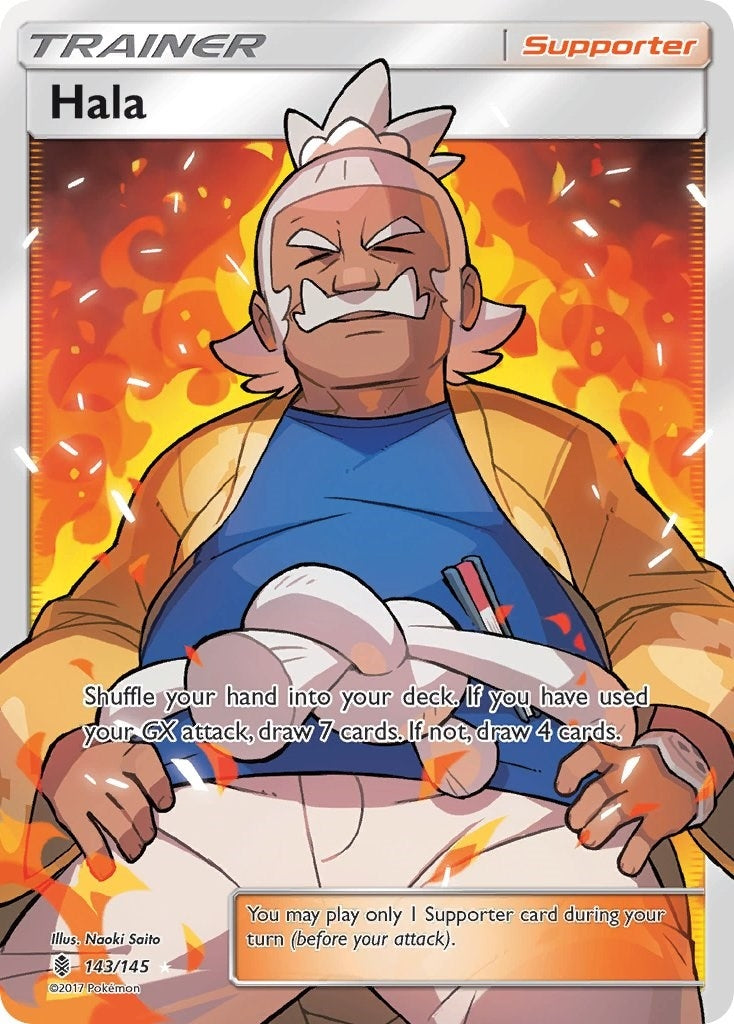 Image for Hala (Full Art) (143/145) (SM02) - Pokemon