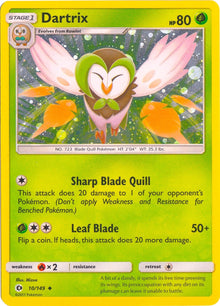 Image for Dartrix - 10/149 (Cosmos Holo) (010/149) (BLE) - Pokemon