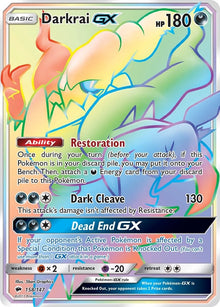 Image for Darkrai GX (Secret) (158/147) (SM03) - Pokemon