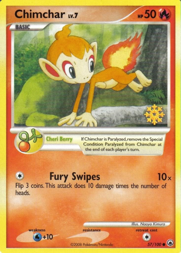 Image for Chimchar (057/100) (CCP) - Pokemon