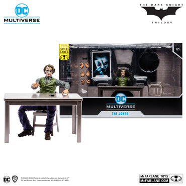DC Multiverse - McFarlane Toys - The Dark Knight - The Joker (Interrogation Cell)