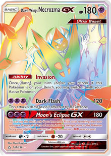 Image for Dawn Wings Necrozma GX (Secret Rare) (161/156) (SM05) - Pokemon