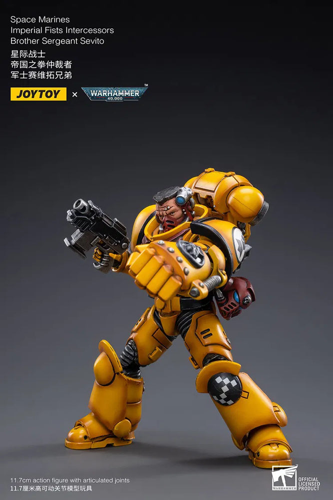 JoyToy - Warhammer 40000 - Imperial Fists Intercessors Brother Sergeant Sevito