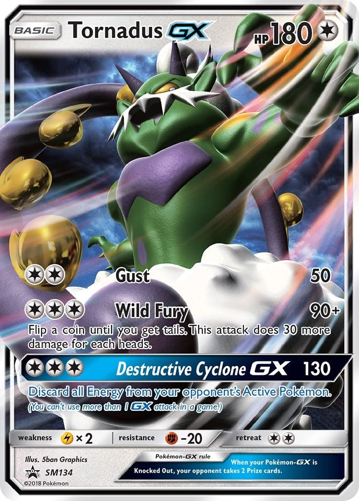 Image for Tornadus GX - SM134 (SM134) (SMP) - Pokemon