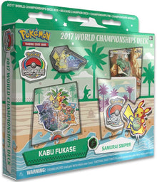 Image for 2017 World Championship Deck: Kabu Fukase (Samurai Sniper) - Pokemon