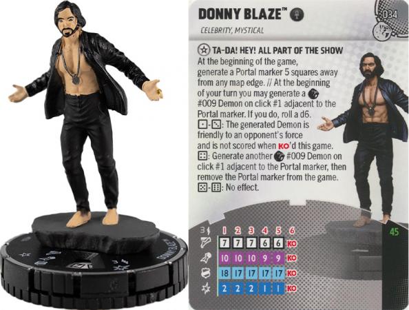 Heroclix - Marvel Next Phase - Donny Blaze #034 Rare