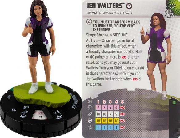 Heroclix - Marvel Next Phase - Jen Walters #017 Uncommon