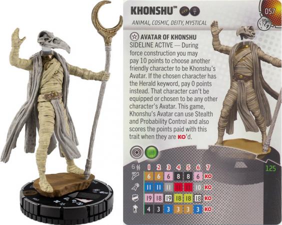 Heroclix - Marvel Next Phase - Khonshu #057 Chase