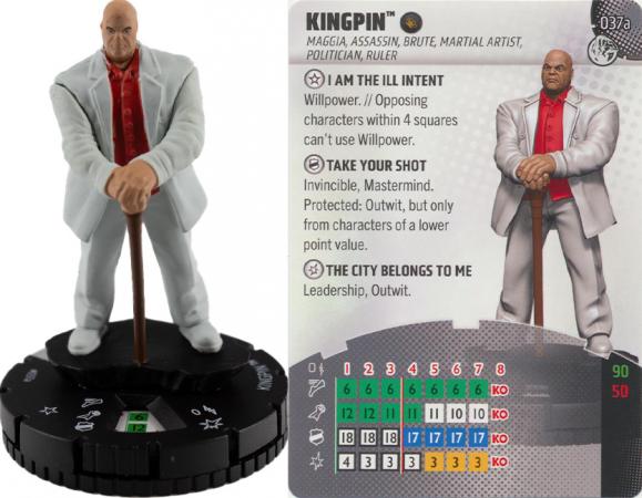 Heroclix - Marvel Next Phase - Kingpin #037a Rare