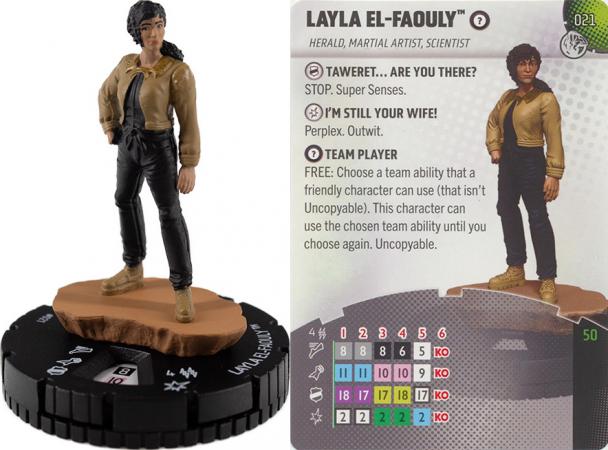 Heroclix - Marvel Next Phase - Layla El-Faouly #021 Uncommon