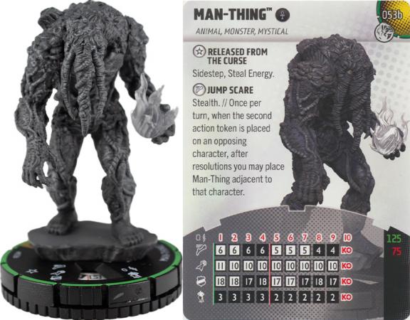 Heroclix - Marvel Next Phase - Man-Thing #053b Parallel Rare