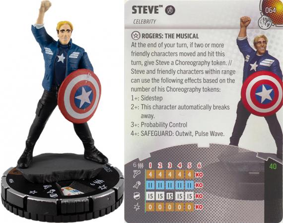 Heroclix - Marvel Next Phase - Steve #064 Chase